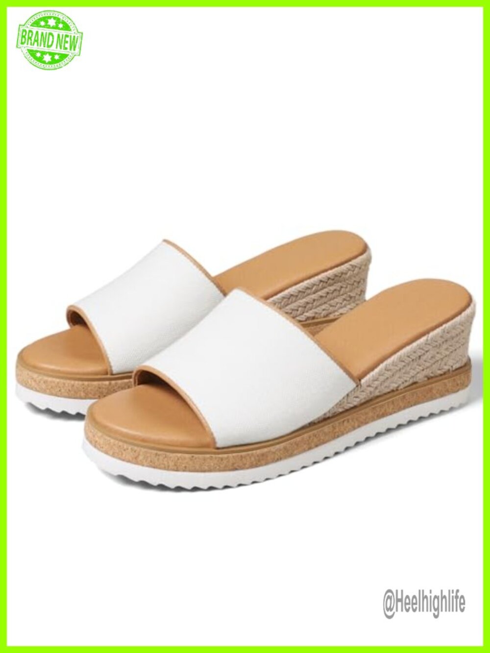 Canvas Wedge Sandals for Women Slip On Espadrilles Summer Platform Shoes